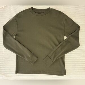 Aeropostale Men's Dark Olive Long Sleeve Tee